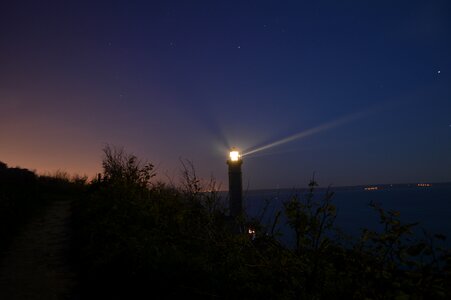 Sea light night