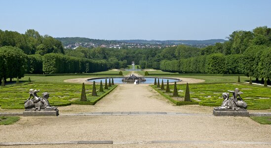 Fountain garden noble residence photo