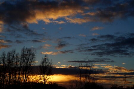 Sky clouds romantic photo