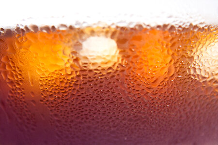 Cola Drink Ice Closeup photo
