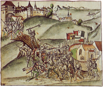 Scene of Old Zurich War