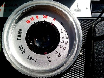 Ancient camera close-up