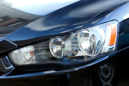 car headlight photo