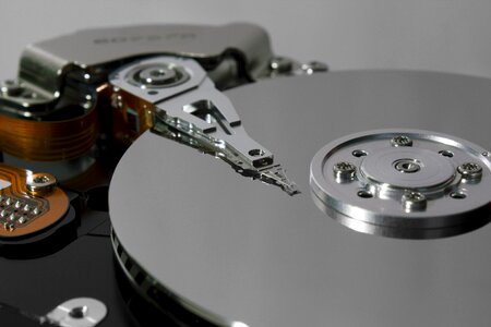 Hard disk disco computer