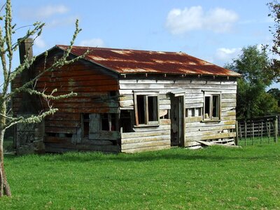 Abandoned architecture barn