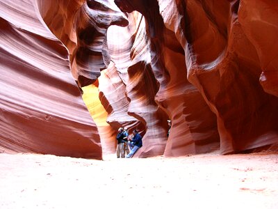 Rock erosion desert photo