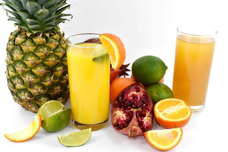 Citrus fruit cocktail fruit juice photo