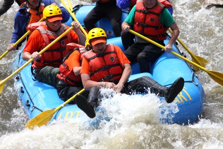 Boat water adventure photo