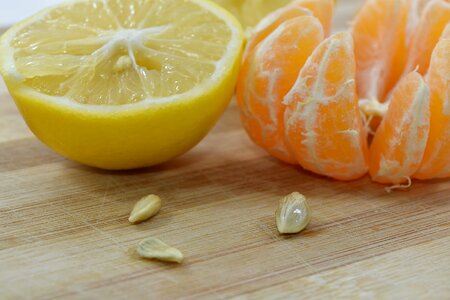 Citrus lemon mandarin