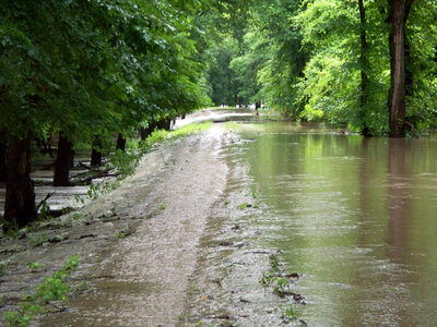 Roads flooded photo