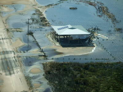 Hurricane damage-2 photo