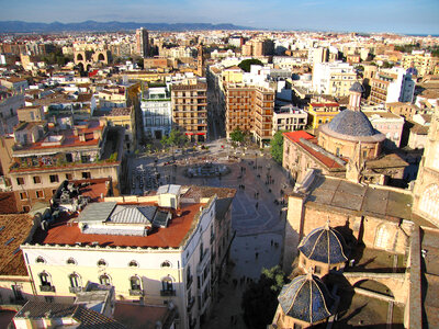 Cityview of Valencia, Spain photo