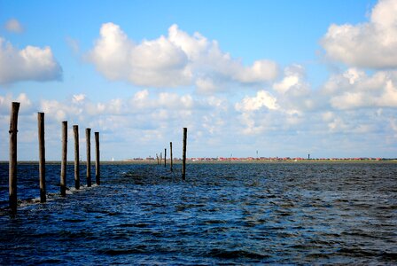 North sea clouds water
