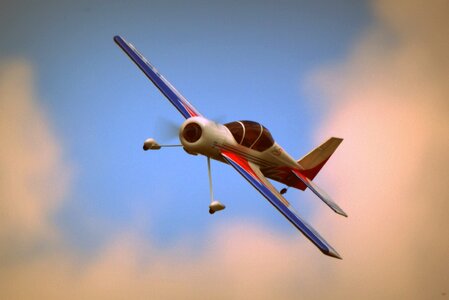 Air model airplane clouds