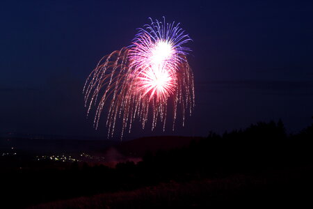Fireworks over Goslar photo