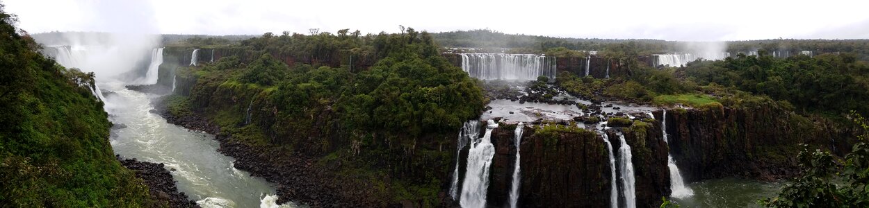 Panorama structure river photo