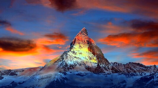 Beautiful Photo blue clouds