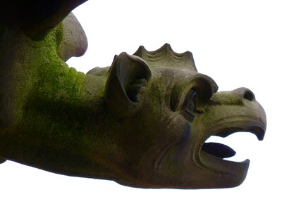 Gargoyle dragon mythical creatures photo