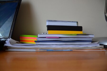 Pads supplies desk