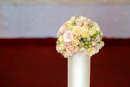 Wedding Bouquet vase porcelain photo