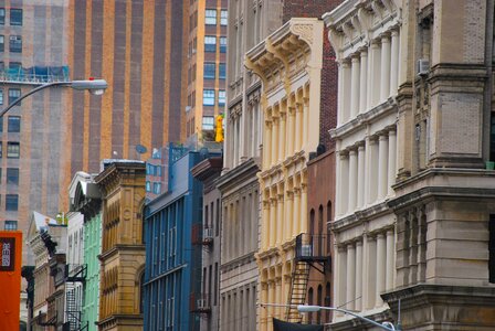 Soho buildings vintage