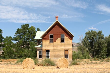 Summer farm scenic