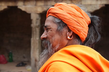 Hindu old old man photo