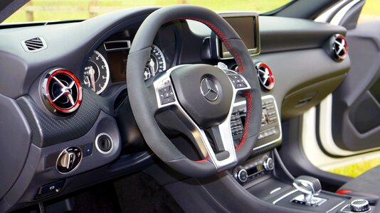 Dashboard gearshift luxury photo
