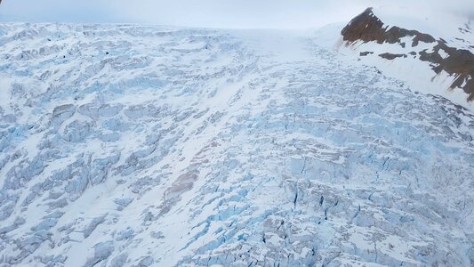 Glacier landscape ice