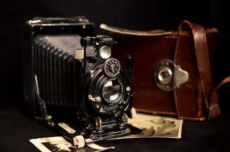 old camera retouching Vintage photo