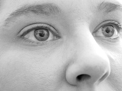 Person looking portrait