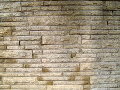 Decorative stone stone wall photo