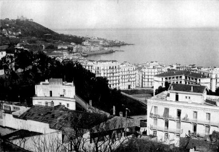 City and harbour of Algiers in Algeria