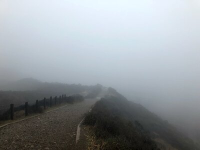 Cliff fog gray photo