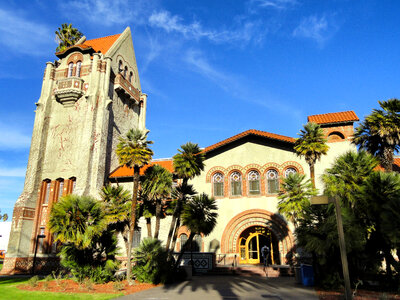 San Jose State University on a sunny day, California photo