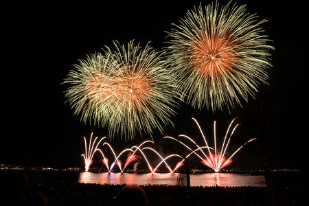 Sylvester explosion new year's day