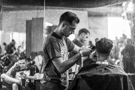 Barber Man Haircut photo