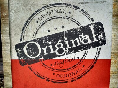 Characters retro symbol