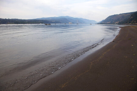 Recreational fishing on the Columbia River photo