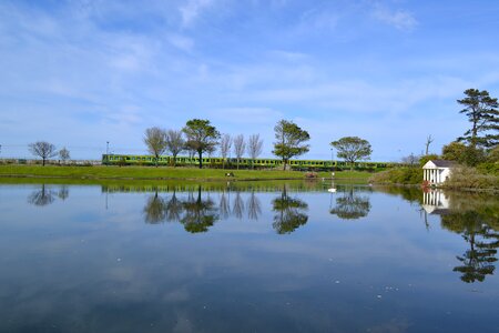 Green blue peaceful
