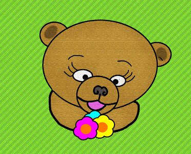 Green bears cute