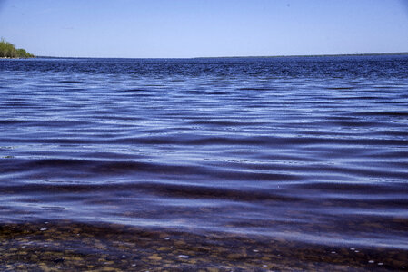 Peaceful waters of Lake Winnipeg photo