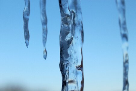 Transparent ice blue