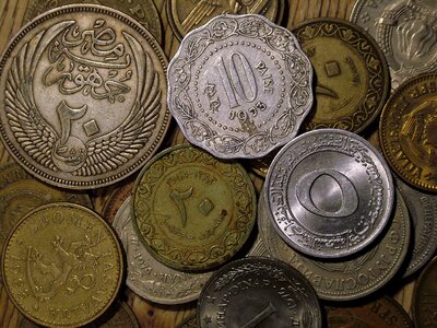Metal money cash