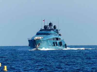 Powerboat sea lake photo