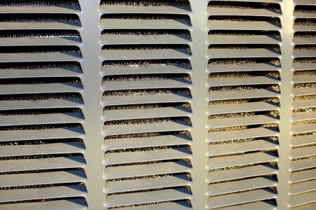 Gray grill metal