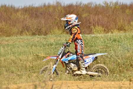 Adventure child motocross