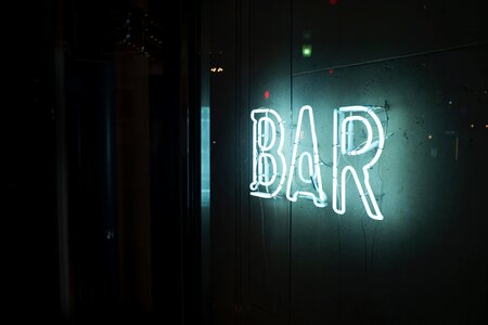 Bar Neon Sign photo