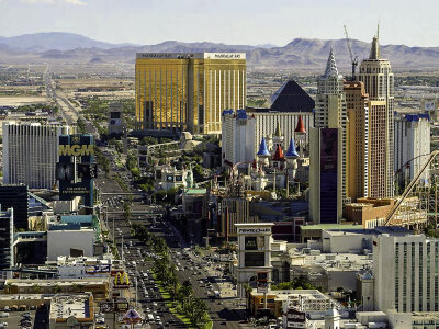 Cityscape of the Las Vegas Strip, Nevada photo