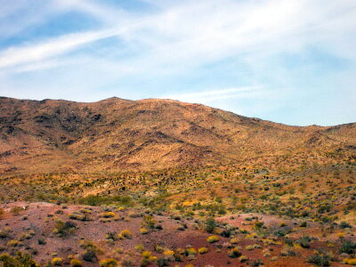 Desert hill landscape photo